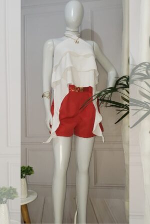 Shorts Fabiola  - Vermelho