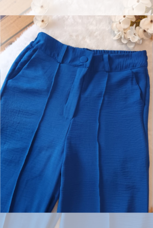 Calça Pantalona Kamy - Azul Bic