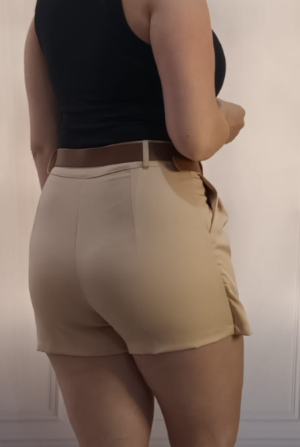 Shorts Saia Fany - Nude