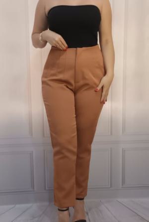 Calça Inspiração Zara -Caramelo